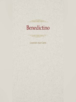 cover image of Benedictino